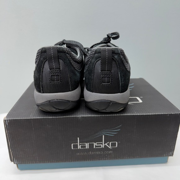 Dansko Paisley Waterproof Black Suede Leather Athletic Shoes Womens 10.5 11 - Picture 5 of 9